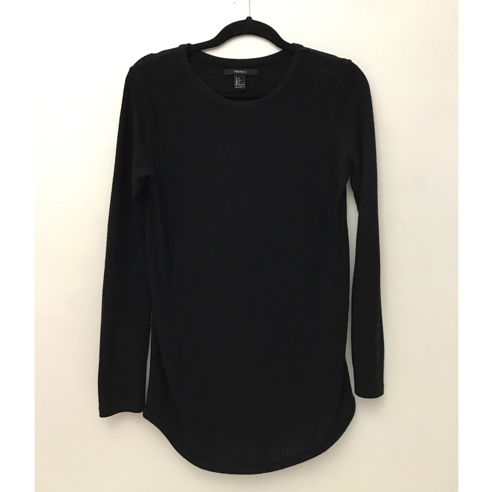 Black Basic Long Sleeve